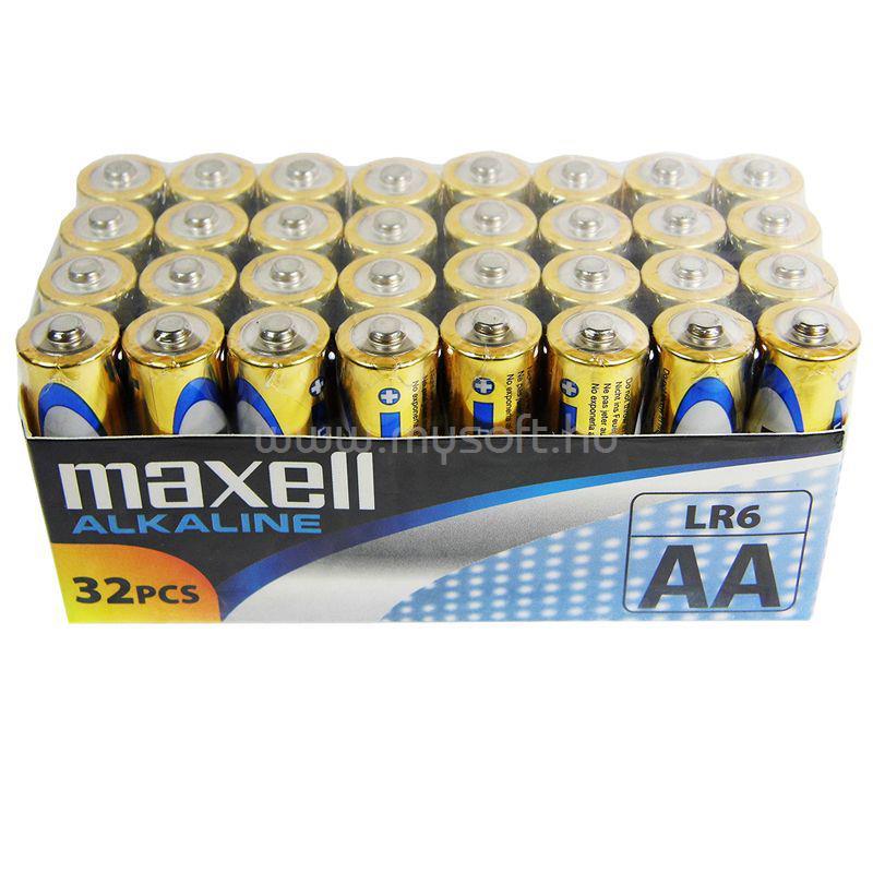 MAXELL Alkálielem LR-6 AA 32db-os