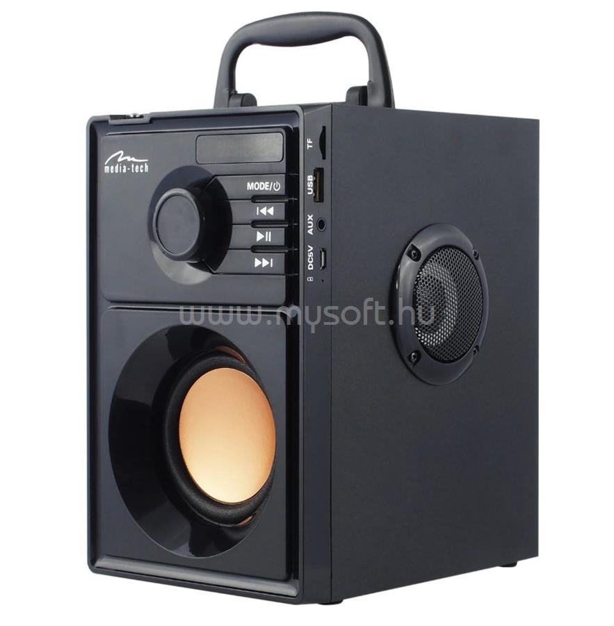 MEDIA-TECH BOOMBOX BT Hordozható hangszóró távirányítóval