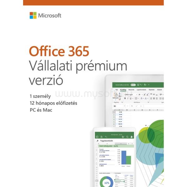 MICROSOFT 365 Business Premium HUN (1 felhasználó, 1 éves előfizetés) [ELEKTRONIKUS LICENC]