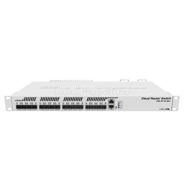 MIKROTIK Switch - CRS317-1G-16S+RM - 1GbitLAN, 16SFP+, RouterOS / SwitchOS L6, Layer3, Rackmountable