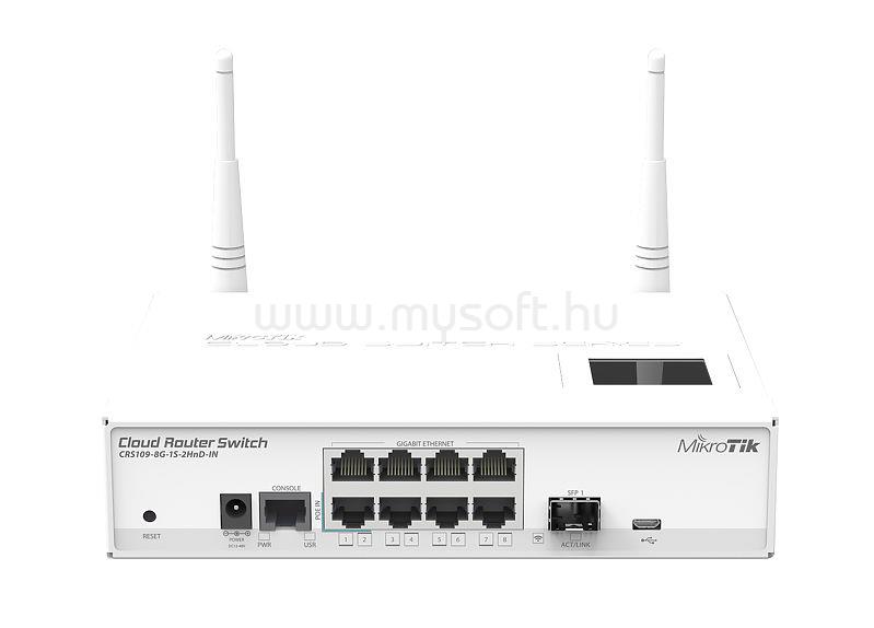 MIKROTIK CRS109-8G-1S-2HnD-IN 8port Cloud Router Switch