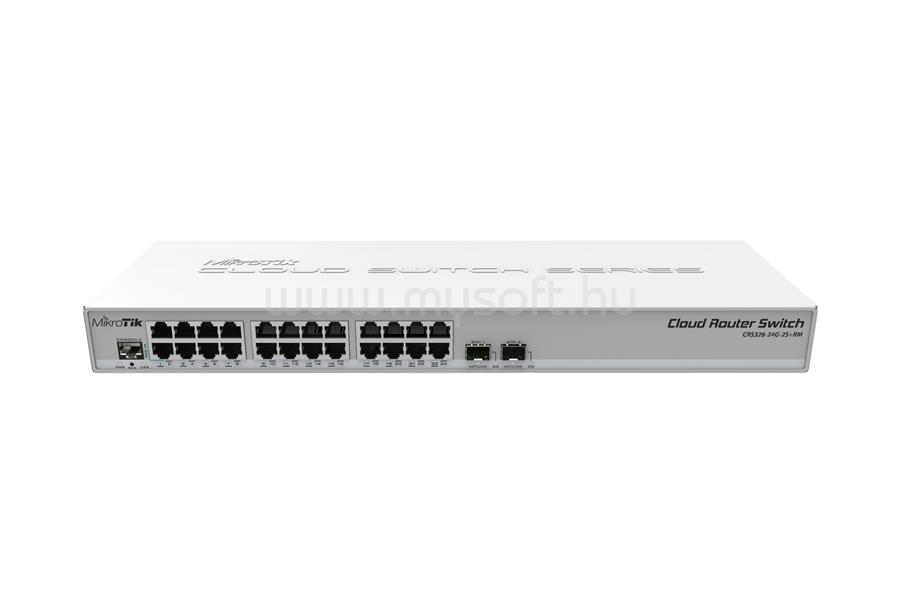 MIKROTIK CRS326-24G-2S+RM  Cloud Router Switch