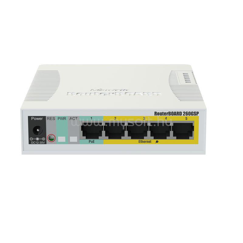 MIKROTIK RB260GSP 5port GbE PoE SFP Switch