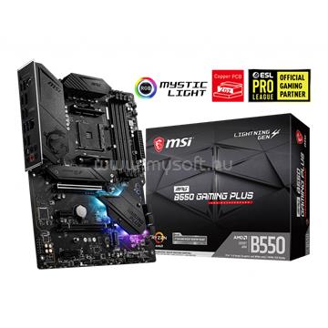 MSI alaplap MPG B550 GAMING PLUS (AM4, ATX)