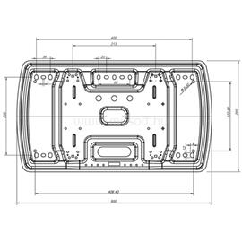 MULTIBRACKETS fali rögzítő Super Slim Tilt & Turn, dönthető, forgatható 32-65