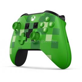 MICROSOFT Xbox One vezeték nélküli kontroller Minecraft Edition zöld WL3-00057 small