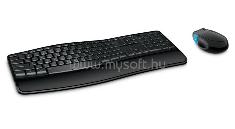 MICROSOFT Desktop Sculpt Comfort Billentyűzet/Egér WIRELESS, HU (fekete)