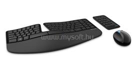 MICROSOFT Desktop Sculpt Ergonomic Billentyűzet/Egér WIRELESS, HU (fekete) L5V-00020 small