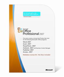 MICROSOFT Office 2007 Professional HUN (MLK) 269-13750 small