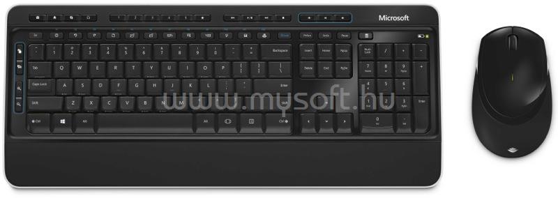 MICROSOFT Desktop 3050 BlueTrack Billentyűzet/Egér WIRELESS, HU (fekete)