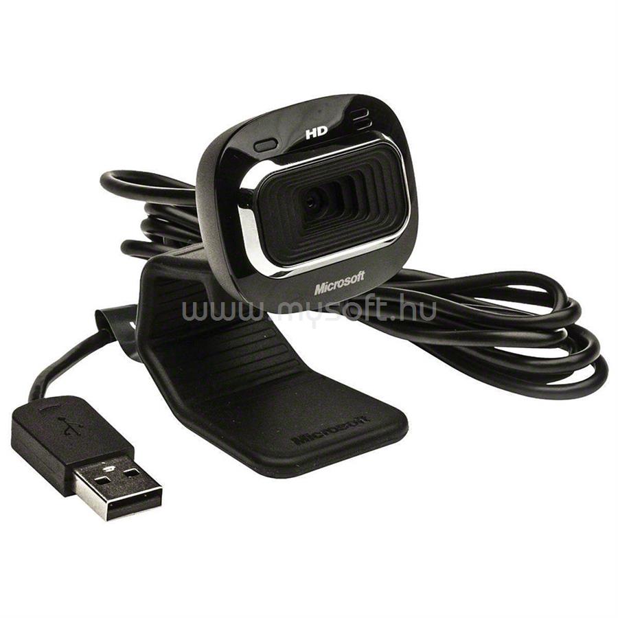 MICROSOFT LifeCam HD-3000, 720p Fekete webkamera