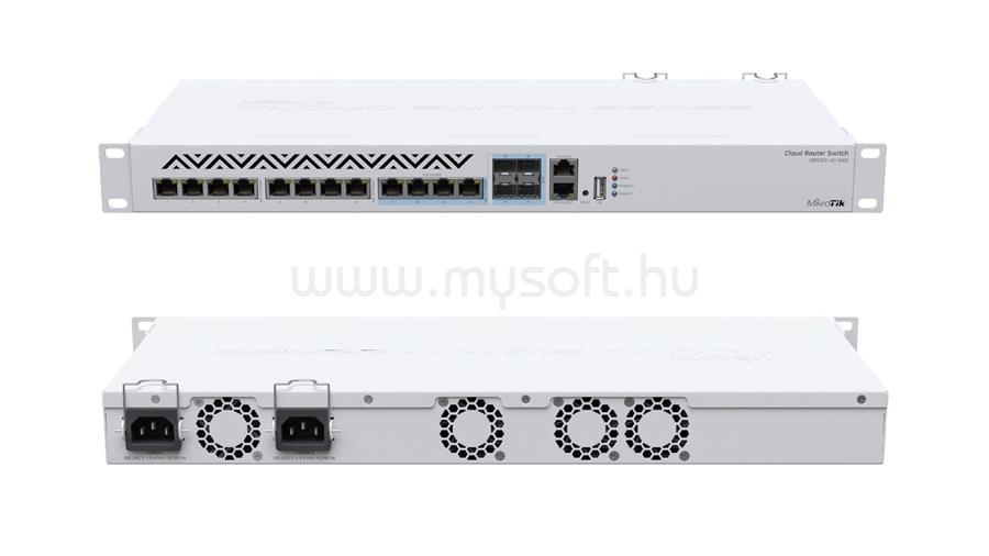 MIKROTIK CRS312-4C_8XG-RM Rackmount Cloud Router Switch