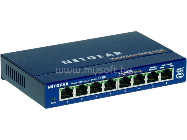 NETGEAR 8 Port Gigabit Ethernet Switch 10/100/1000 Mbps