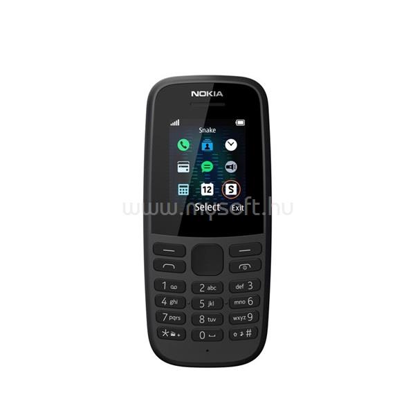 NOKIA 105 (2019) 1,77" fekete mobiltelefon