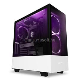 NZXT H510 Elite Matt fehér (Táp nélküli) ATX ház CA-H510E-W1 small