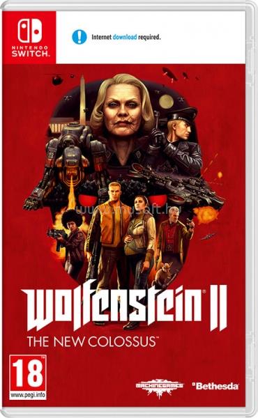 NINTENDO SWITCH Wolfenstein II - The New Colossus játékszoftver