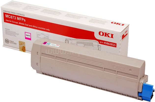 OKI Toner MC873 Magenta 10 000 oldal