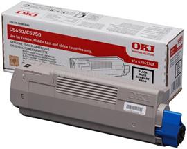 OKI Toner C5650 5750 fekete 8000 oldal 43865708 small