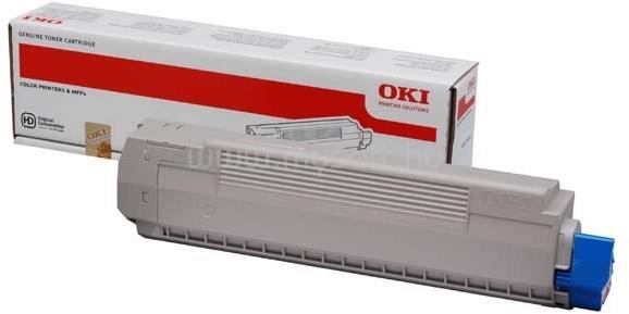 OKI Toner MC851 MC861 Sárga 7300 oldal