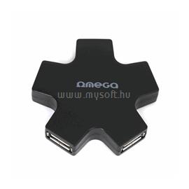 OMEGA USB 2.0 HUB 4 portos fekete OUH24SB small
