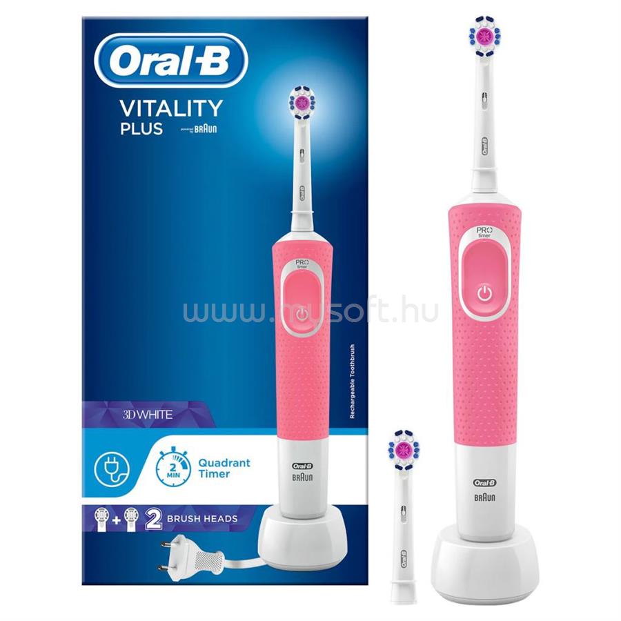ORAL-B D100 Vitality pink 3DW fejjel elektromos fogkefe