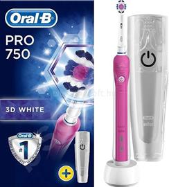 ORAL-B PRO 750 3D White elektromos fogkefe + úti tok 10PO010144 small