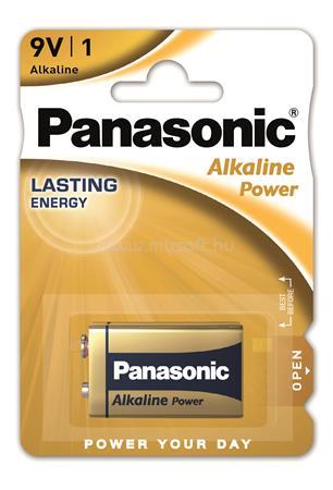 PANASONIC Alkaline power Elem 9V 1 db