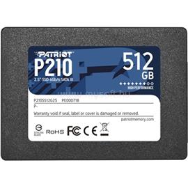 PATRIOT SSD 512GB 2.5" SATA P210 P210S512G25 small