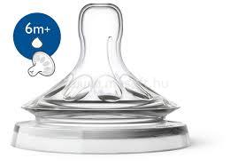 PHILIPS Avent Natural SCF046/27 2 x Y-vágású pótcumi 6h+