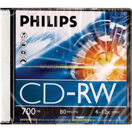 PHILIPS CD-RW80 12x újraírható CD lemez PH710242 small
