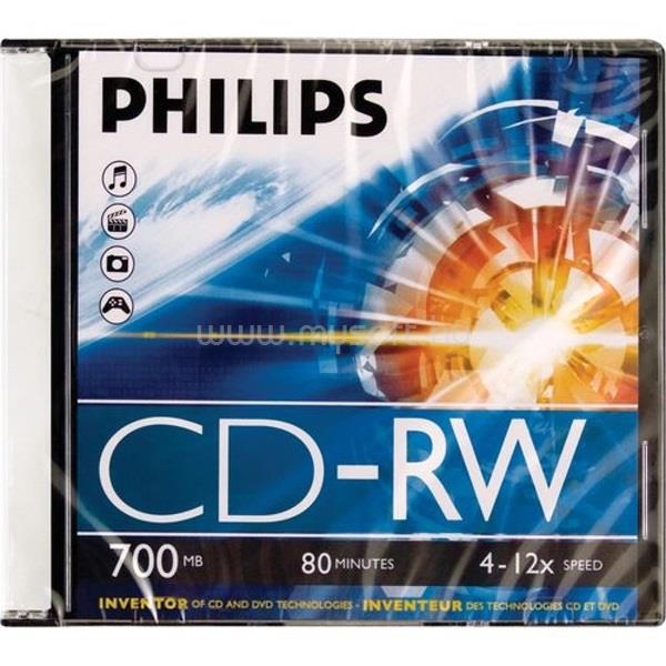 PHILIPS CD-RW80 12x újraírható CD lemez