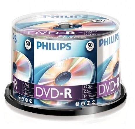 PHILIPS DVD-R 47CBx50 hengeres