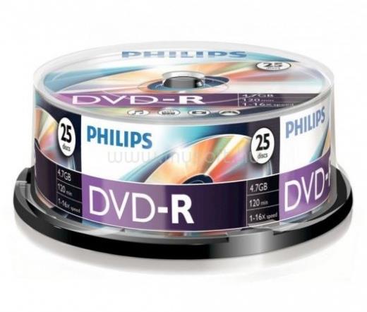 PHILIPS DVD-R47CBx25 nyomtatható Cake