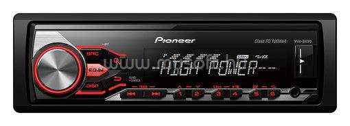 PIONEER MVH-280FD 4x100 Watt nagy teljesítményű autóhifi fejegység [ESZTÉTIKAI HIBÁS]