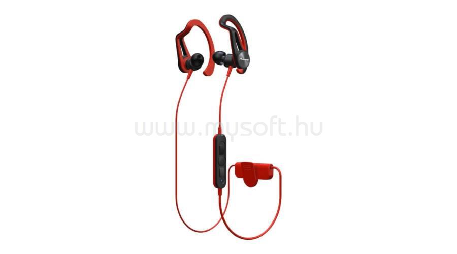PIONEER SE-E7BT-R piros cseppálló aptX Bluetooth sport fülhallgató headset