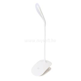 PLATINET Asztali lámpa 3,5W, flexibilis karral és csíptetővel- fehér PDL01CW small