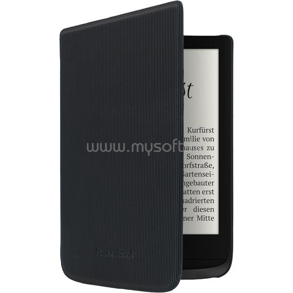 POCKETBOOK e-book tok - Shell 6" (fekete csíkos, Touch HD 3, Touch Lux 4, Basic Lux 2)