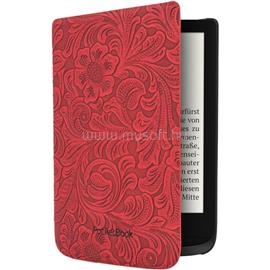 POCKETBOOK e-book tok - Shell 6" (piros, virágmintával, Touch HD 3, Touch Lux 4, Basic Lux 2) HPUC-632-R-F small