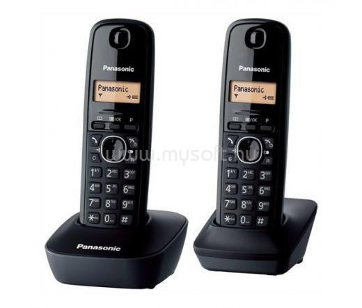 PANASONIC KX-TG1612HGH DUO hívóazonosítós szürke dect telefon