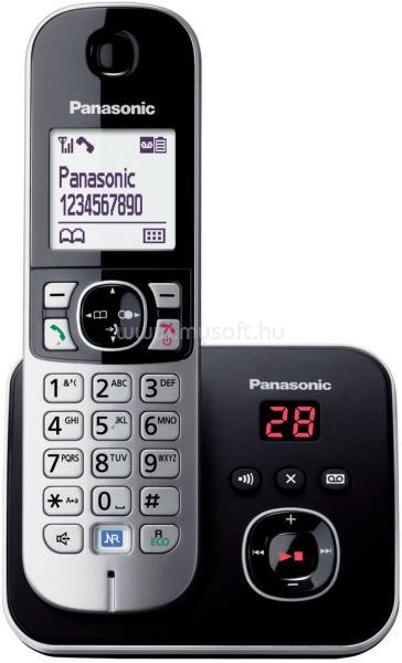 PANASONIC KX-TG6821PDB DECT Vezeték nélküli telefon (fekete)