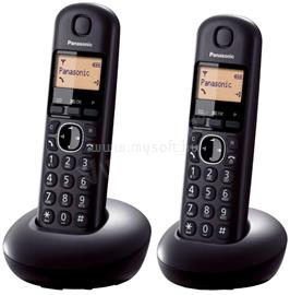 PANASONIC KX-TGB212PDB DUO hívóazonosítós fekete dect telefon KX-TGB212PDB small