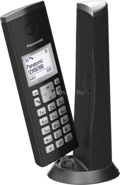 PANASONIC KX-TGK210PDB hívóazonosítós fekete dect telefon