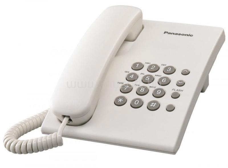 PANASONIC fehér vezetékes telefon