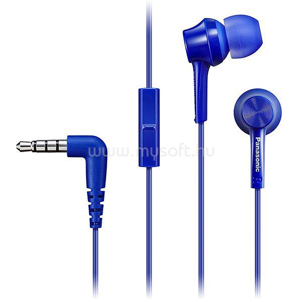 PANASONIC RP-TCM115E-A kék mikrofonos fülhallgató