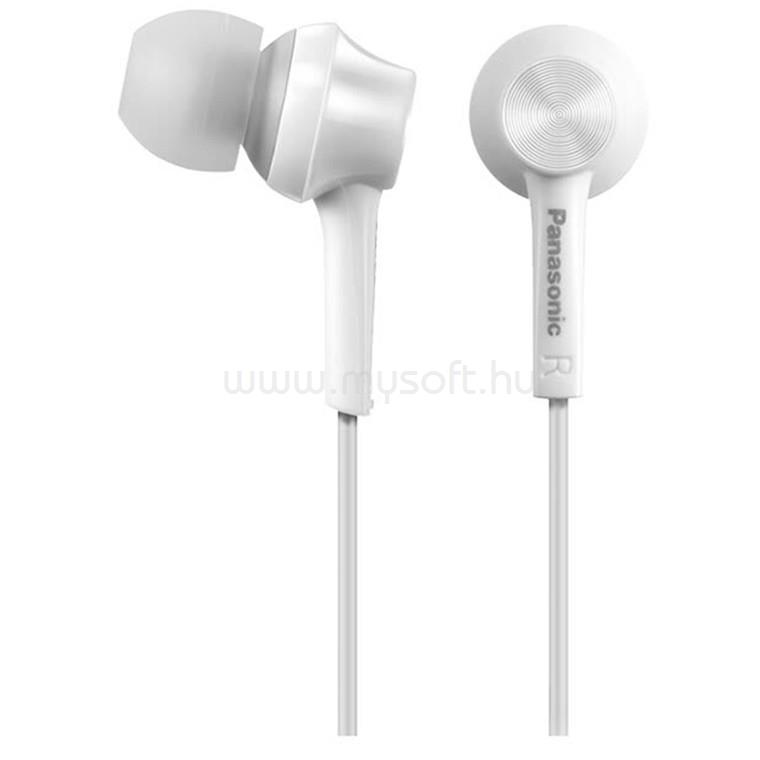 PANASONIC RP-TCM115E-W fehér mikrofonos fülhallgató