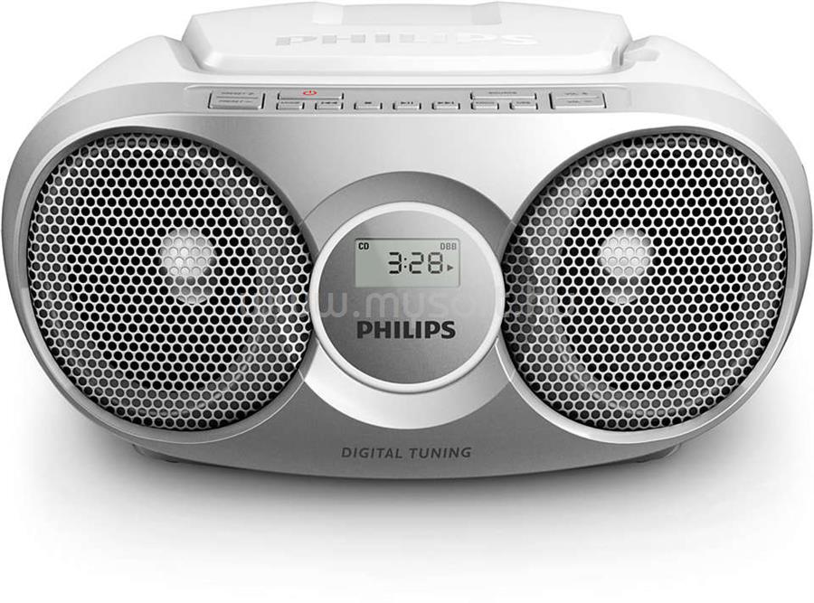 PHILIPS Philips AZ215S/12 hordozható CD-s rádió (ezüst)