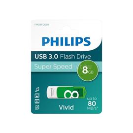 PHILIPS Vivid Pendrive 8GB USB2.0 PH673390 small