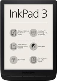 POCKETBOOK e-Reader - Inkpad 3 Fekete (7,8" E Ink Carta, Cpu: 2x1Ghz, 1GB, 8GB, 1900mAH, wifi, mSD olvasó) PB740-E-WW small