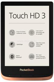 POCKETBOOK e-Reader - Touch HD 3 Réz (6", Cpu: Dual-Core 1GHz, 512MB, 16GB, 1500mAH, wifi, mUSB) PB632-K-WW small