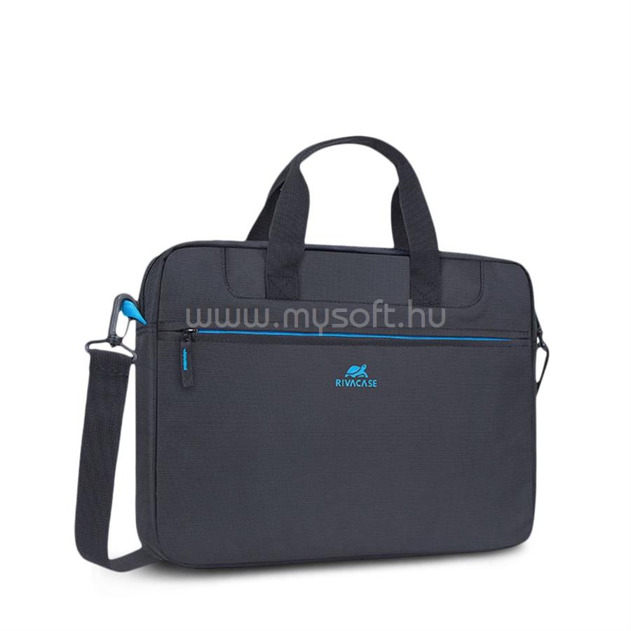 RIVACASE 8027 Regent Notebook táska 14" fekete (4260403573600)